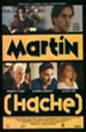 Juan Diego Botto, Federico Luppi, Eusebio Poncela y Cecilia Roth en el afiche de Martín (Hache) (1997)
