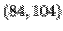 $(84,104)$