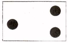 Fig. 136. El espacio libre entre el c&iacute;rculo izquierdo y cualquiera de los otros parece mayor que la distancia que hay entre los bordes exteriores de los c&iacute;rculos de la derecha.  En realidad la distancia es la misma.