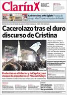 Las tapas de Clarin sobre Cristina Kirchner